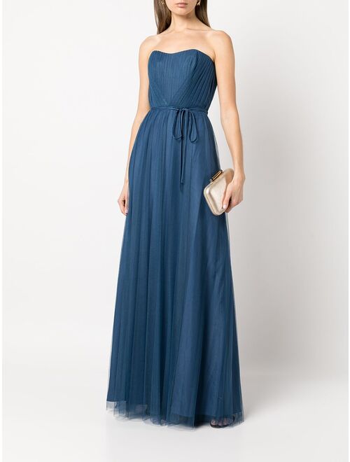 Marchesa Notte Bridesmaids strapless tulle gown