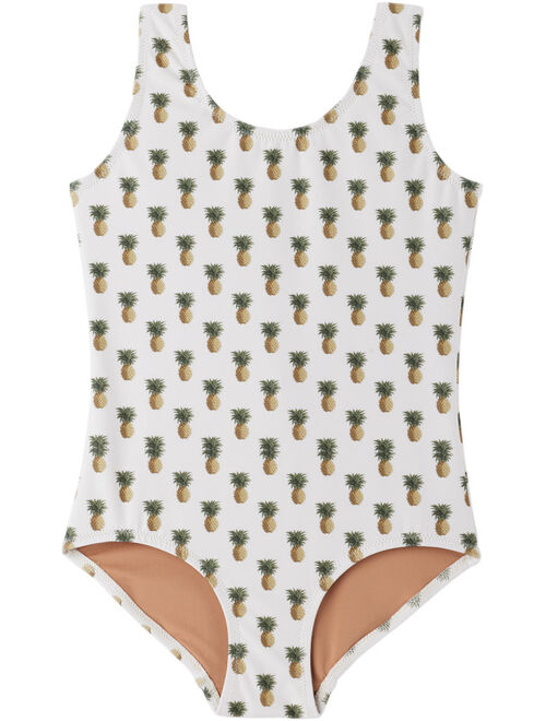 OAS Kids Off-White Printed One-Piece Swimsuit