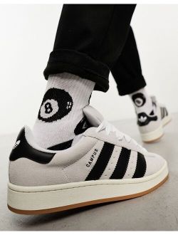 Campus 00s sneakers in white and black