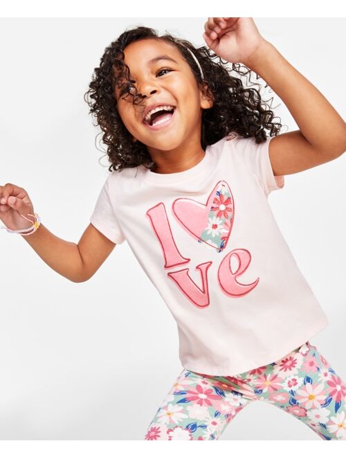 Epic Threads Little Girls Love Graphic T-Shirt, Created for Macy's