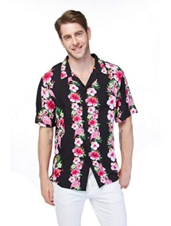 Hawaii Hangover Men's Hawaiian Shirt Aloha Shirt Christmas Shirt Flamingo in Love