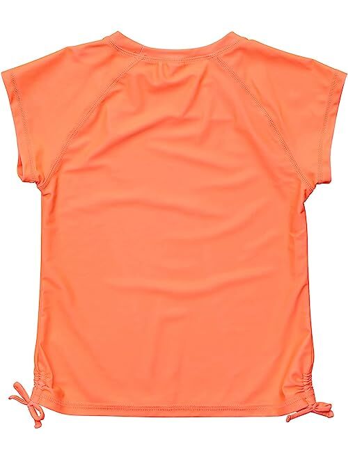 Snapper Rock Tangerine Short Sleeve Rashguard Top (Toddler/Little Kids/Big Kids)