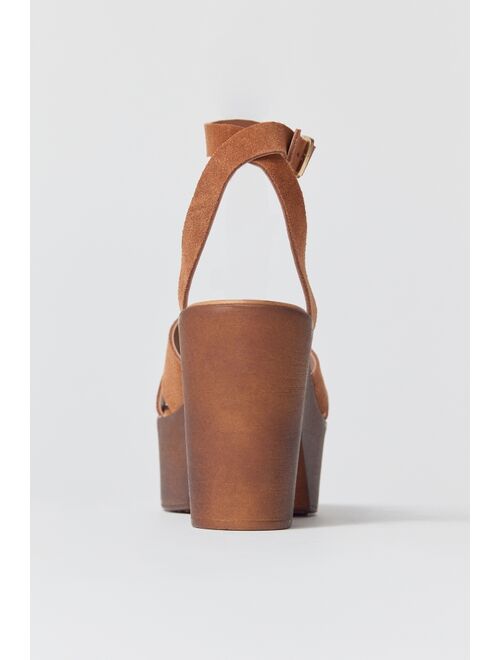 Seychelles Sweetener Wood Heeled Sandal