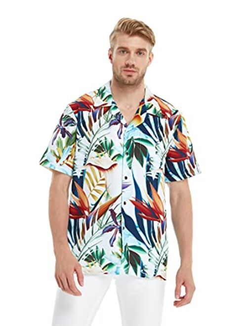 Hawaii Hangover Matchable Couple Hawaiian Luau Shirt or Mermaid Ruffle Dress in Lost in Paradise