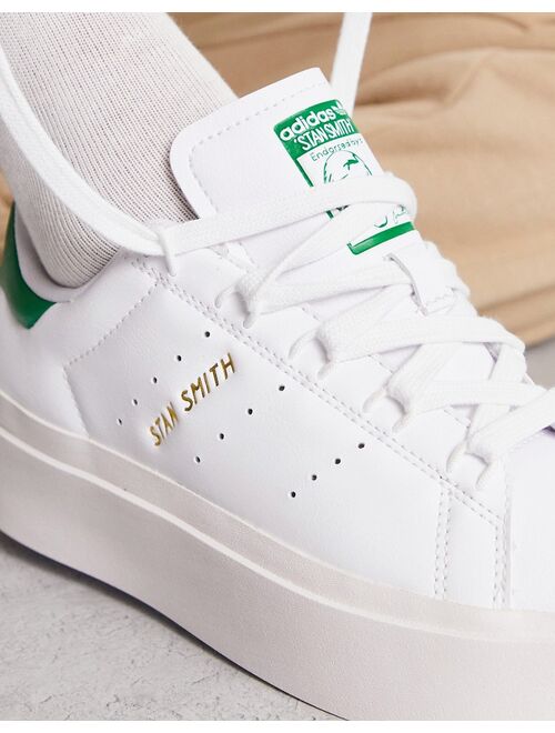adidas Originals Stan Smith Bonega sneakers in white and green