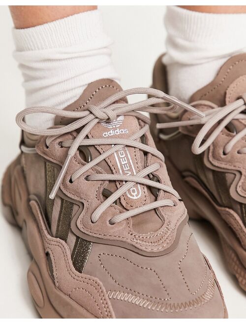 adidas Originals Ozweego sneakers in brown