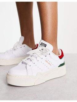 Stan Smith Bonega 2B sneakers in white and red