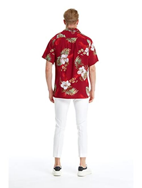 Hawaii Hangover Matchable Hawaiian Luau Father Son Men Aloha Shirt or Boy Aloha Shirt in Pineapple Garden