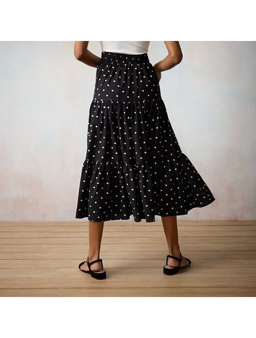 Little Co. by Lauren Conrad Women's LC Lauren Conrad Tiered Maxi Skirt