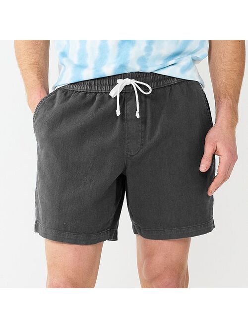 Men's Sonoma Goods For Life 7" Everyday Textured Twill Pull-On Shorts