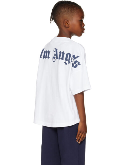 PALM ANGELS Kids White Printed T-Shirt
