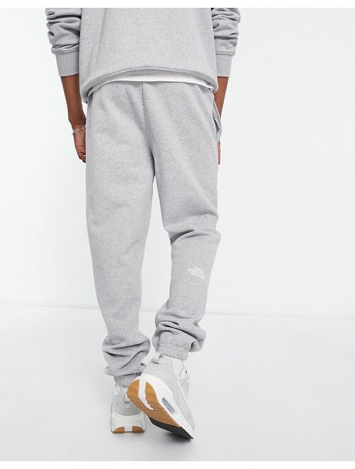 The North Face Essential oversized sweatpants in gray Exclusive to ASOS