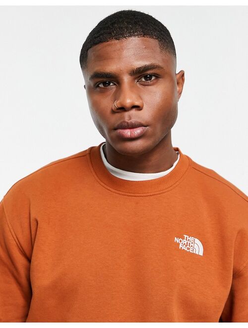 The North Face Essentials sweatshirt in tan - Exclusive to ASOS