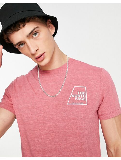 The North Face Tri-Blend T-shirt in pink