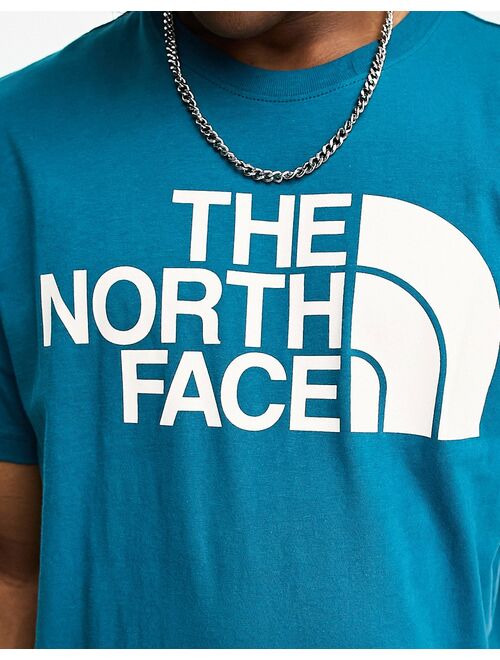 The North Face Half Dome chest logo t-shirt in teal