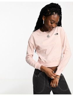 Ensei long sleeve top in pink Exclusive at ASOS