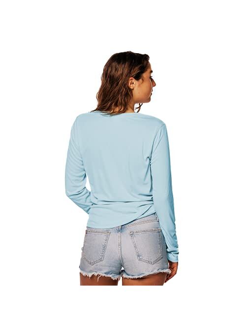 Vapor Apparel Women's Repreve UPF 50+ UV Sun Protection Long Sleeve Performance T-Shirt for Outdoor Lifestyle & Sports