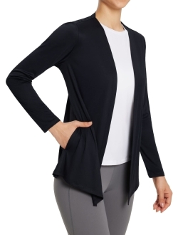Women's UPF 50  Lightweight Cardigan with Pockets Long Sleeve Sun Shirts UV Protection Clothing Quick Dry