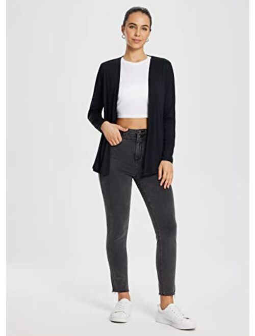 BALEAF Women's UPF 50+ Lightweight Cardigan with Pockets Long Sleeve Sun Shirts UV Protection Clothing Quick Dry