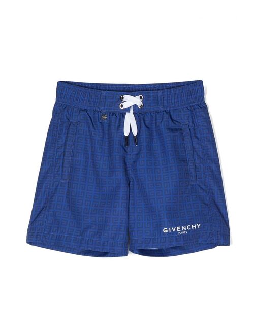Givenchy Kids 4G logo-print swim shorts