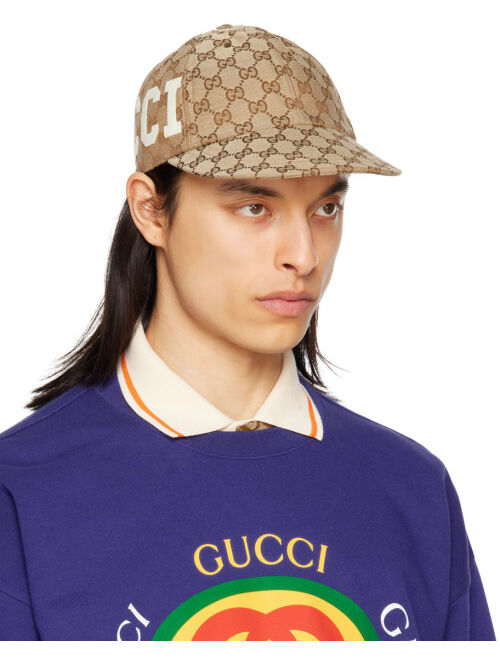 GUCCI Brown Logo Cap