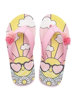 Saidoteto Boys Girls Flip Flops Child Summer Slip-on Thong Sandals Beach Pool Water Shoes(Little/Big Kid)