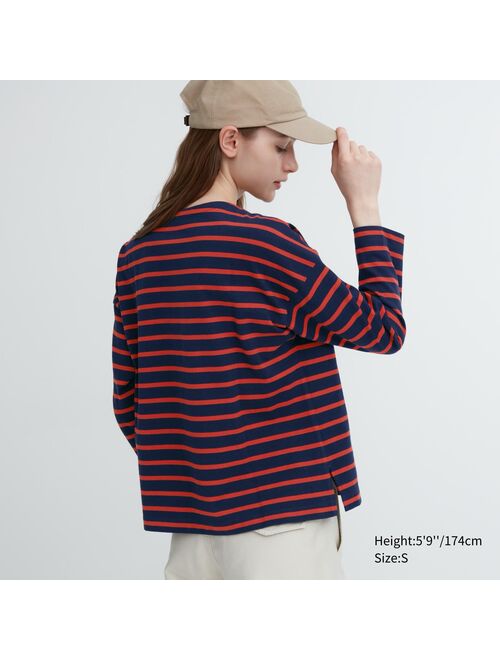 Uniqlo Striped Long Sleeve T-Shirt