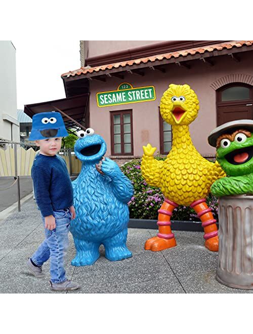 Accessory Supply Sesame Street Kids Bucket Hat, Toddler Bucket Hat, Baby Boy & Girl Beach Hat, Sun Hat for Toddlers Featuring Elmo