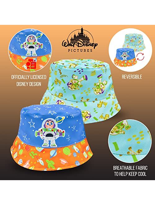 Disney Mickey Mouse Kids Bucket Hat, Toddler Bucket Hat for Summertime, Baby Boy Beach Hat, Sun Hat for Toddlers