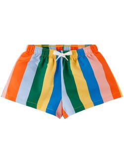 TINYCOTTONS Kids Multicolor Stripes Swim Shorts