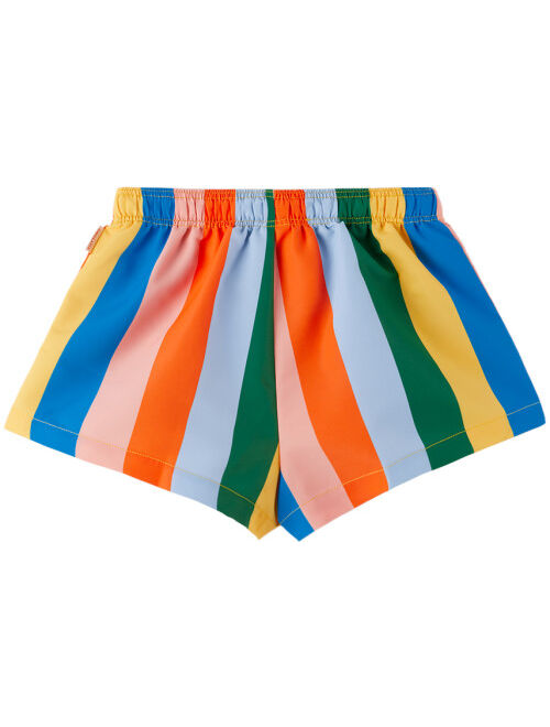 TINYCOTTONS Kids Multicolor Stripes Swim Shorts
