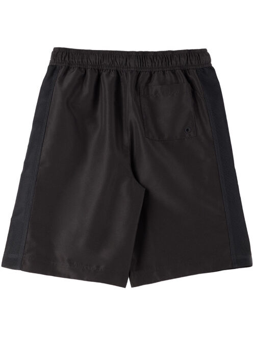 Burberry Kids Black Patch Swim Shorts