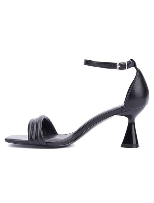 Fashion to Figure Lynna Women's Wide Width Heeled Sandals