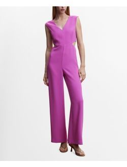 Women's Cut-Out Long Jumpsuit