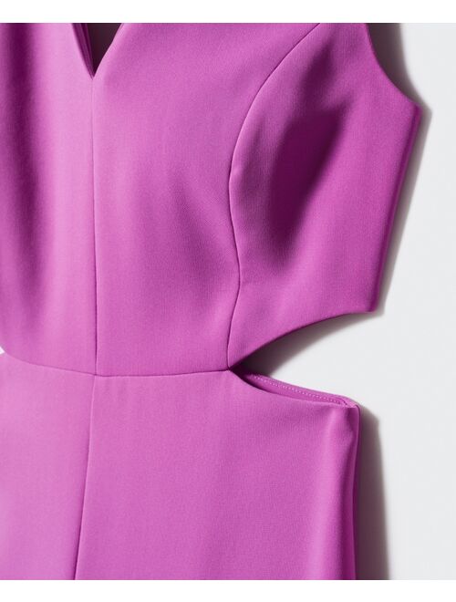 MANGO Women's Cut-Out Long Jumpsuit