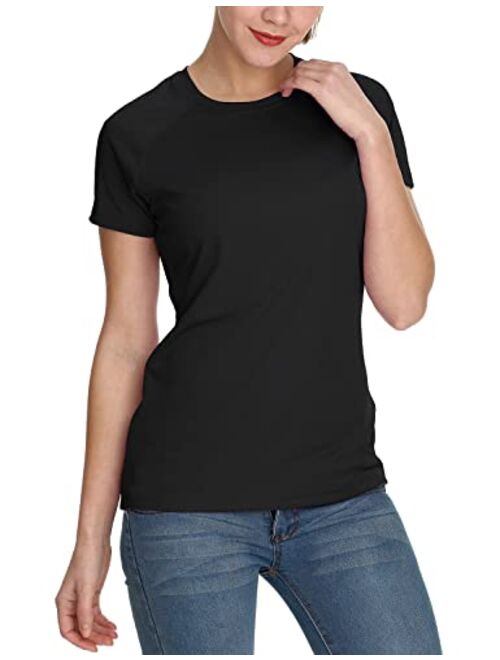 BALEAF Women's UPF 50+ UV Protection Shirts Short Sleeve T-Shirts SPF Sun Shirts Quick Dry Outdoor Performance Tops