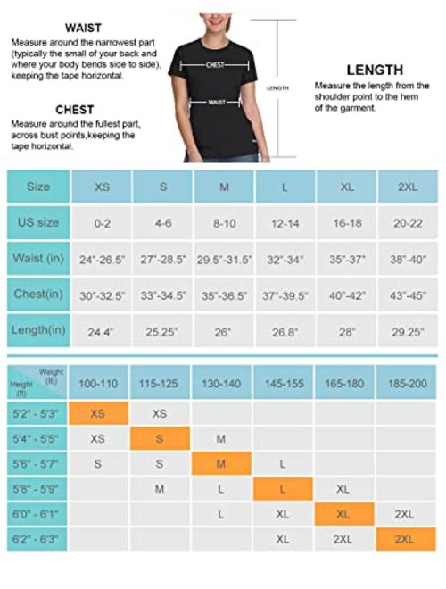BALEAF Women's UPF 50+ UV Protection Shirts Short Sleeve T-Shirts SPF Sun Shirts Quick Dry Outdoor Performance Tops