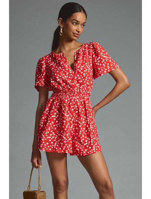 The Somerset Collection by Anthropologie The Somerset Romper: Linen Edition