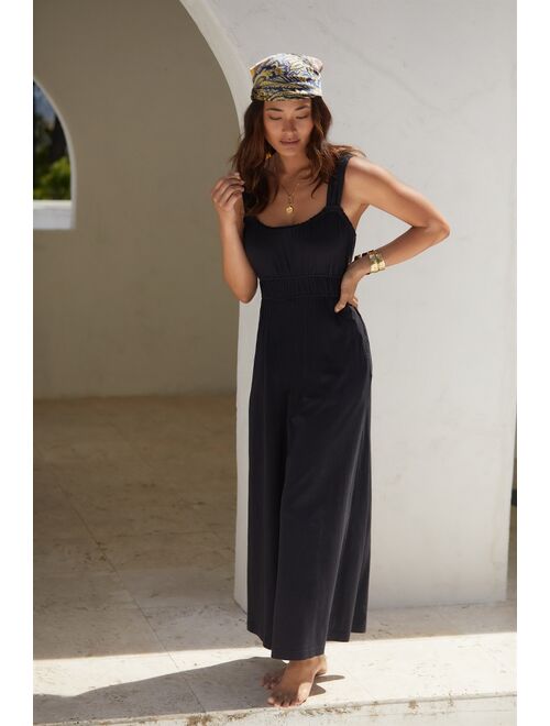 By Anthropologie The Simona Scoop-Neck Jumpsuit