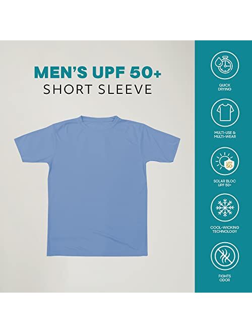 Vapor Apparel Mens UPF 50+ UV Sun Protection Short Sleeve Performance T-Shirt for Sports and Outdoor Lifestyle