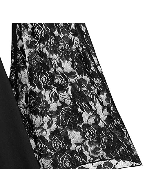Momeitu Gothic Vintage Lace Patchwork Women Dress Plus Size Goth Bandage Ladies Spaghetti Strap Dresses