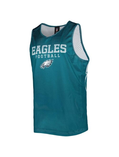 FOCO Men's Midnight Green Philadelphia Eagles Colorblock Mesh V-Neck Top and Shorts Set