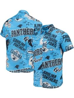 FOCO Men's Blue Carolina Panthers Thematic Button-Up Shirt