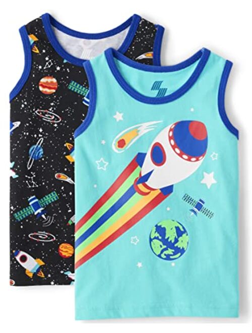The Children's Place Baby Toddler Boys Tank Tops 2 Pack