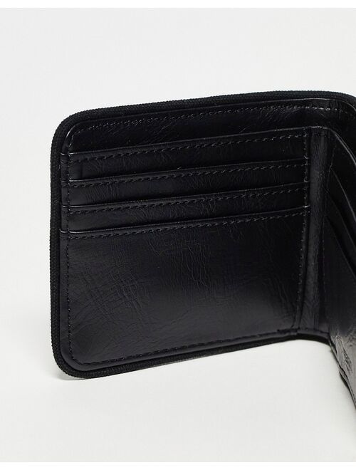 Fred Perry tonal classic wallet in black