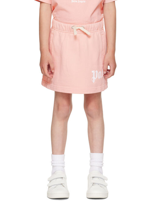 PALM ANGELS Kids Pink Printed Skirt