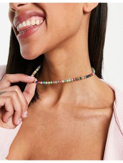 Petit Moments multicolor beaded necklace