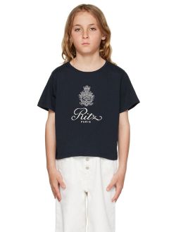 SSENSE Exclusive Kids Navy 'Ritz' T-Shirt