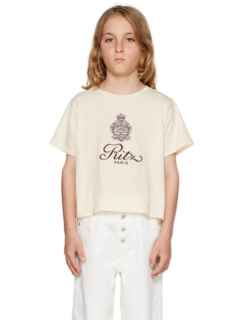 FRAME SSENSE Exclusive Kids Off-White 'Ritz' T-Shirt