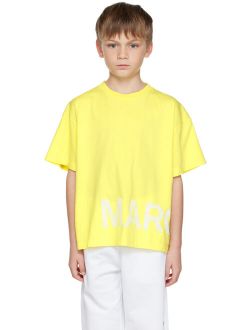 Kids Yellow Printed T-Shirt